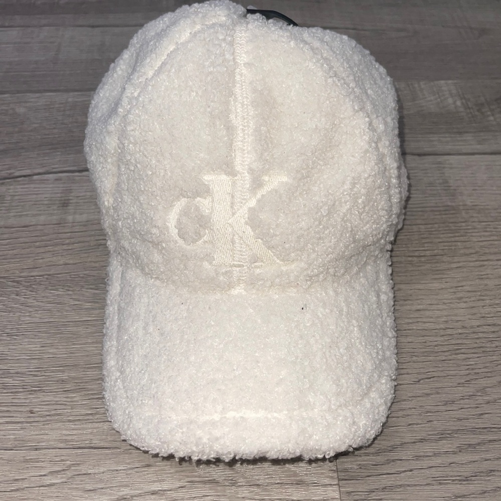 Calvin Klein fuzzy hat